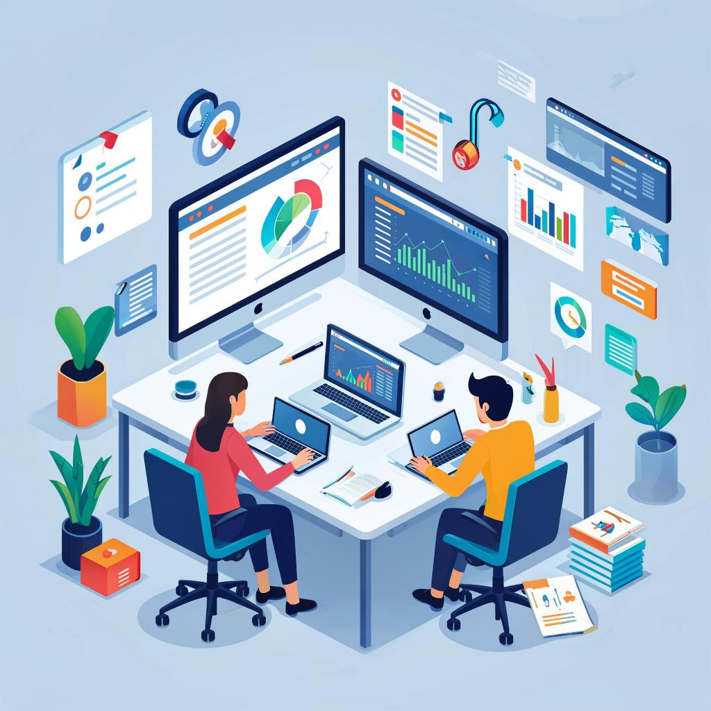 Веб-разработчик за работой